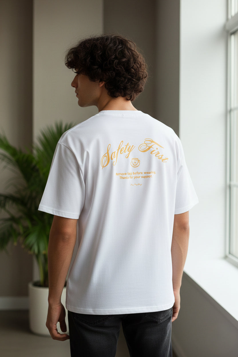 The "Spiller" Heavyweight Tee - White