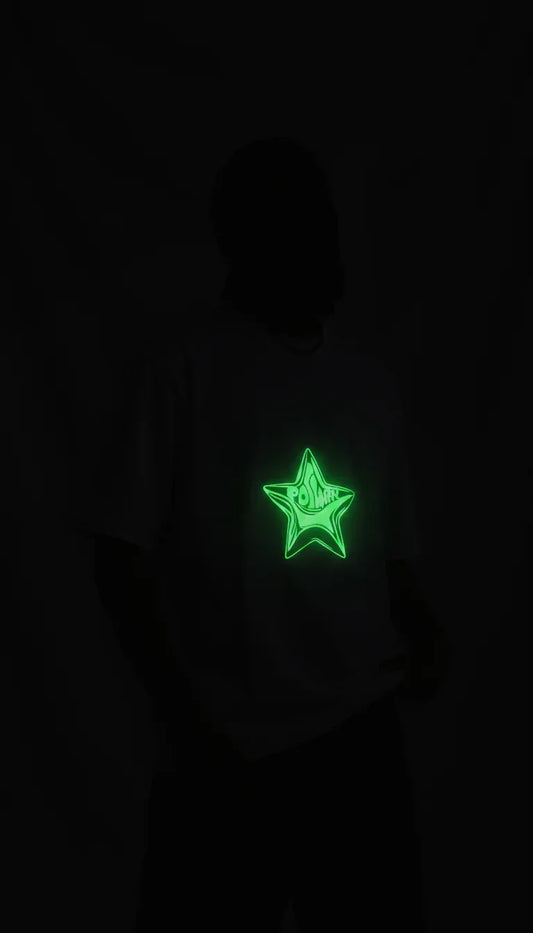 Astra Glow Boxy Tee - White - P O S H A A K