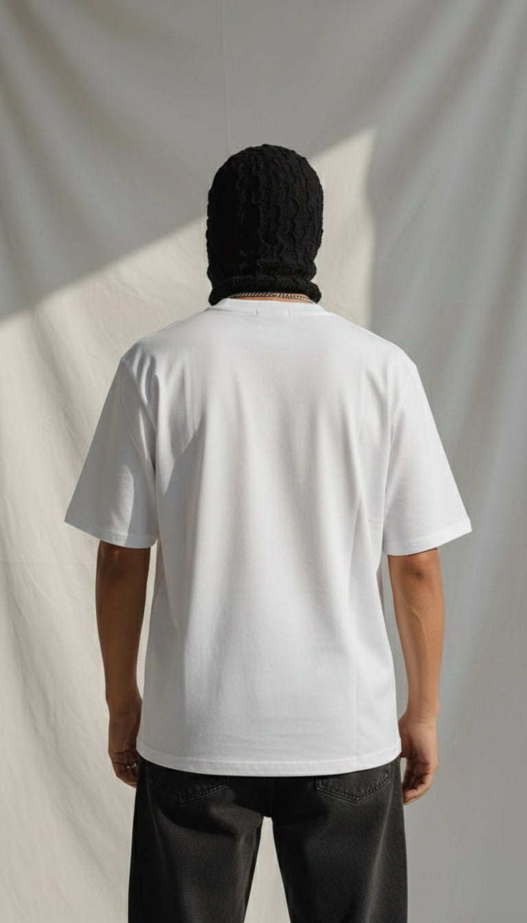 Astra Glow Boxy Tee - White