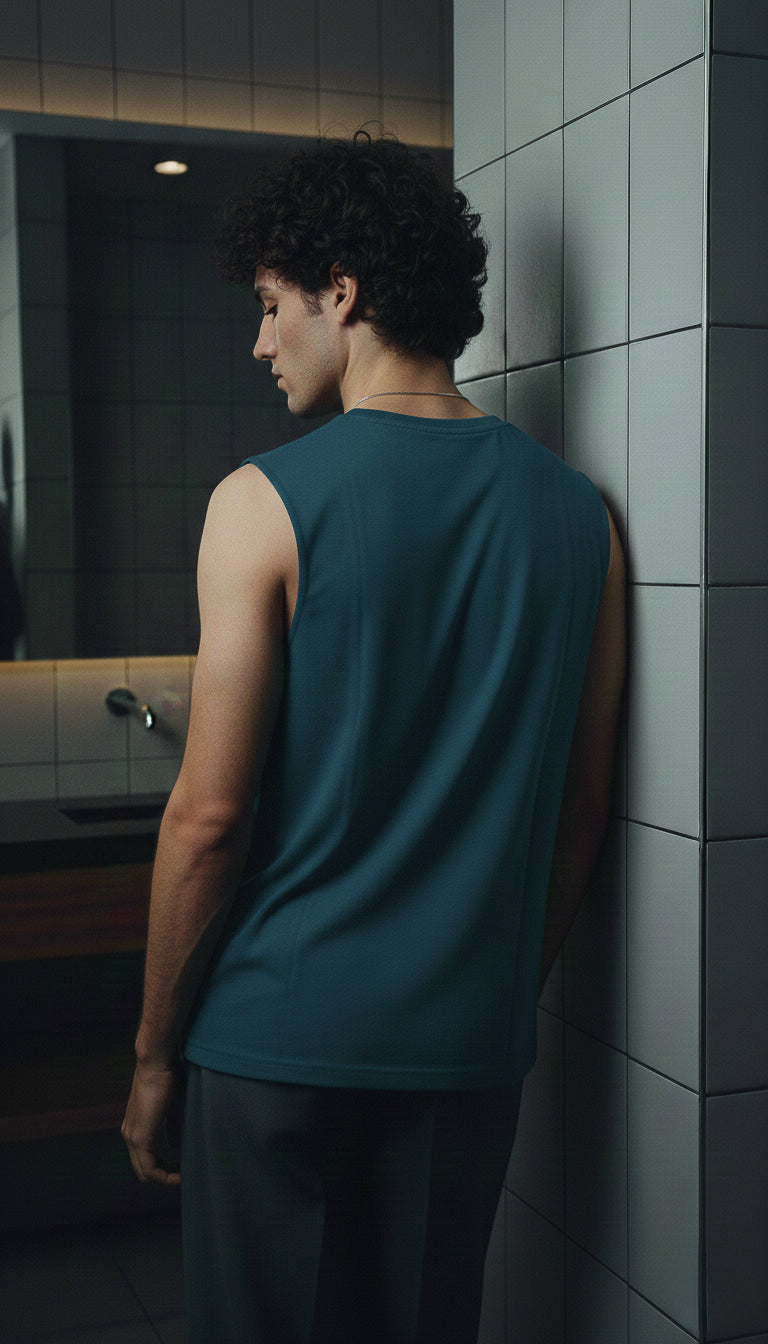 The Heavy-Rep Tank - Teal Blue