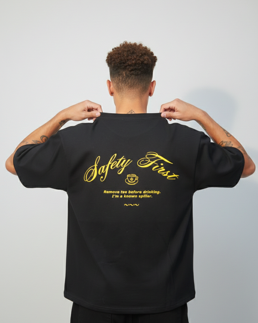 The "Spiller" Heavyweight Tee - Black