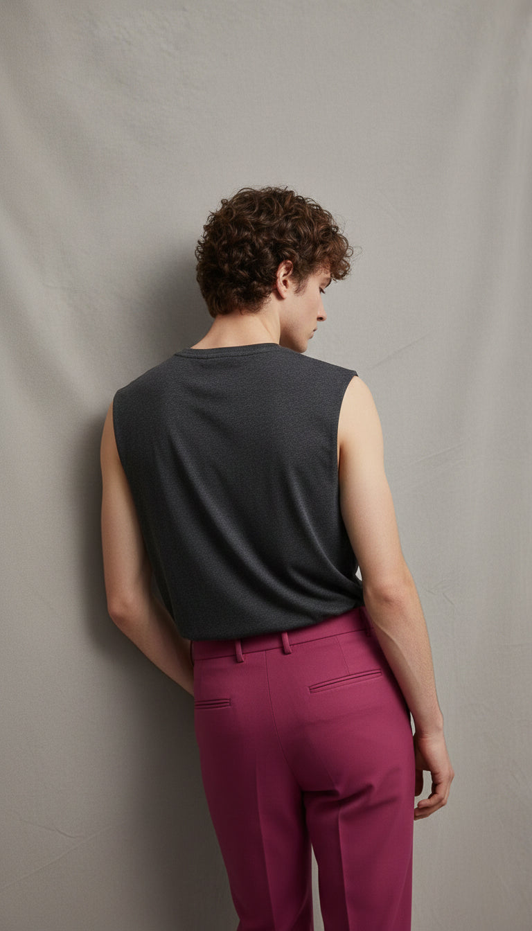 The Heavy-Rep Tank - Charcoal Melange