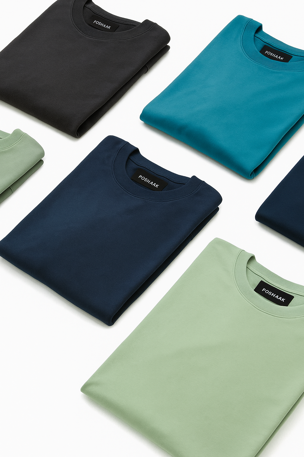 Plain State – 100% Cotton Regular Fit T-shirts