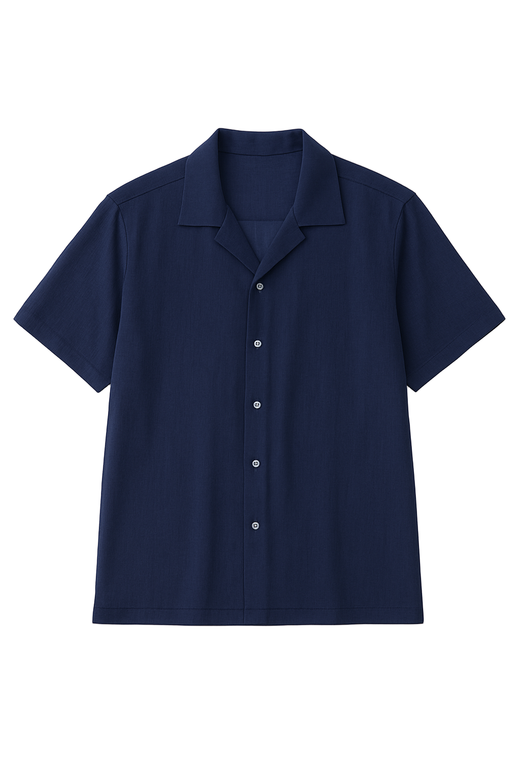Midnight Blue Sheer Crepe Shirt