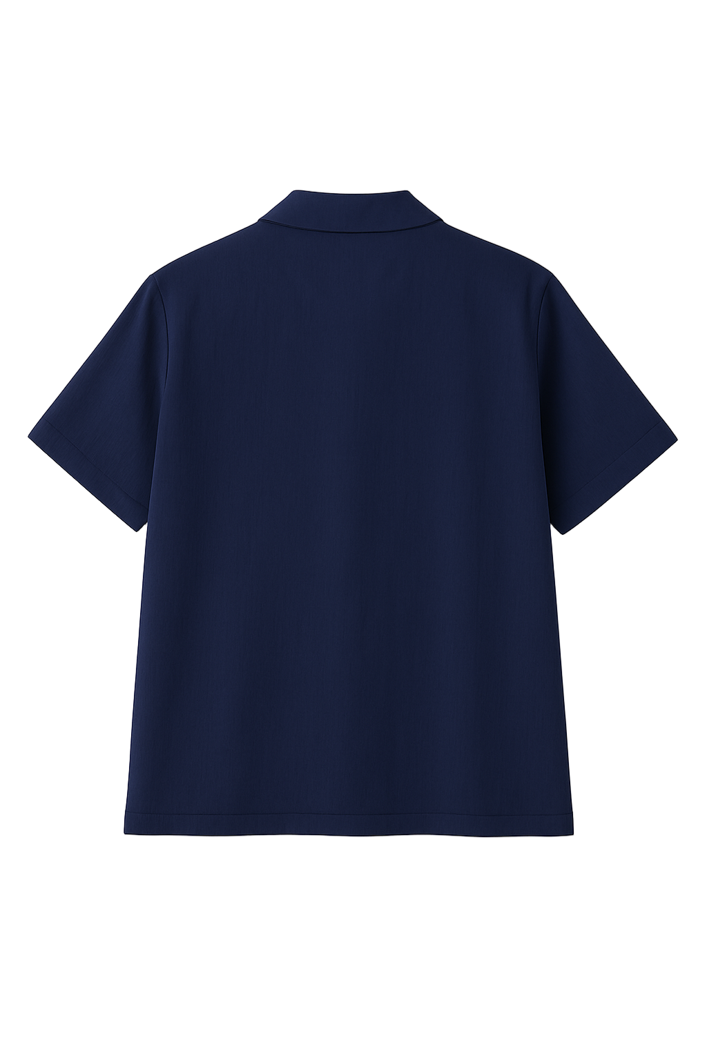 Midnight Blue Sheer Crepe Shirt