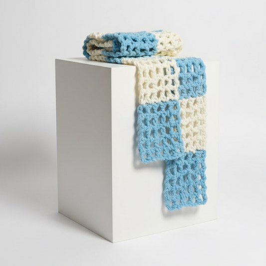 Marshmellow Mesh Scarf