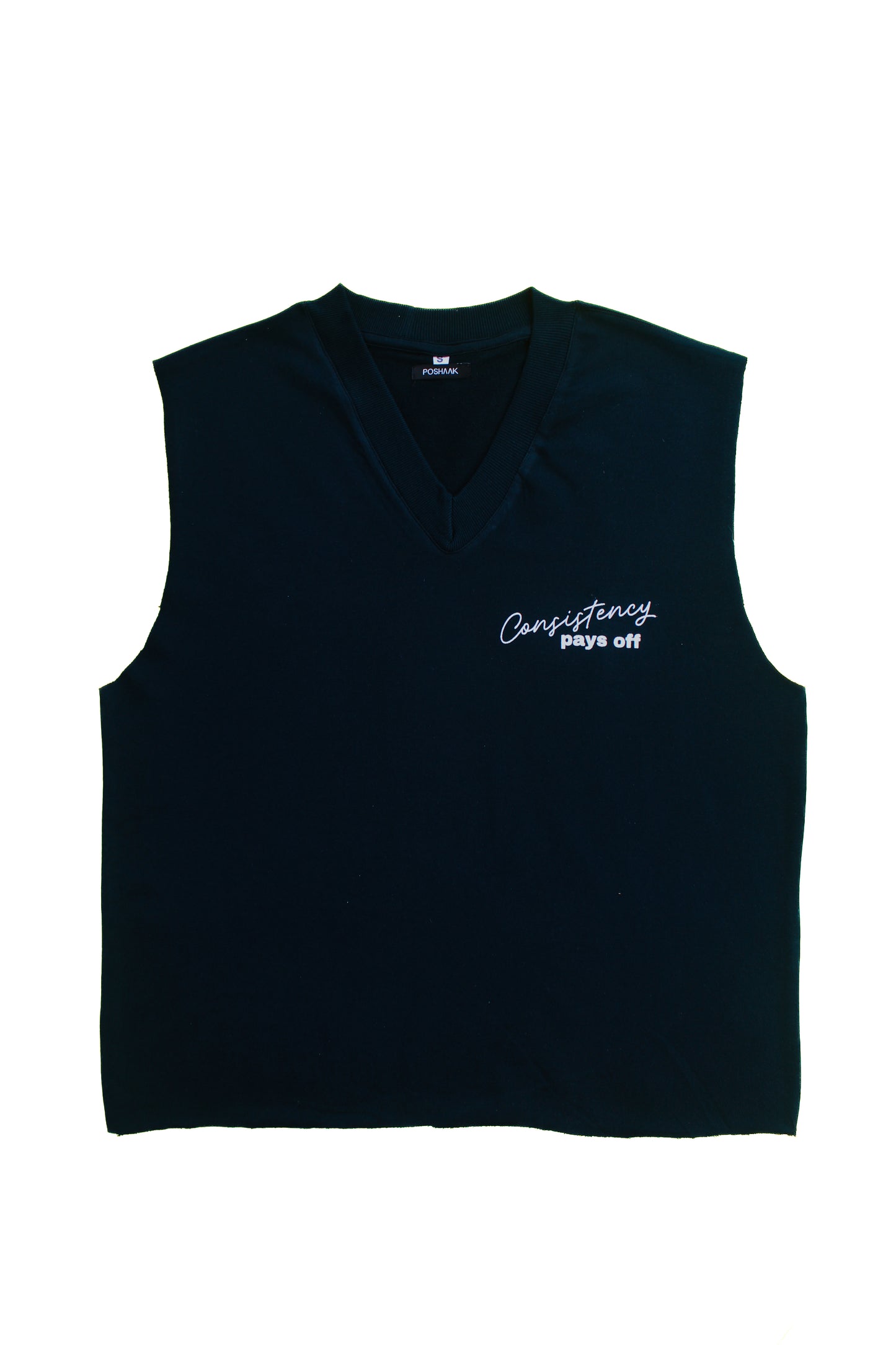 The Apex Tank - Navy Blue V-neck tank top
