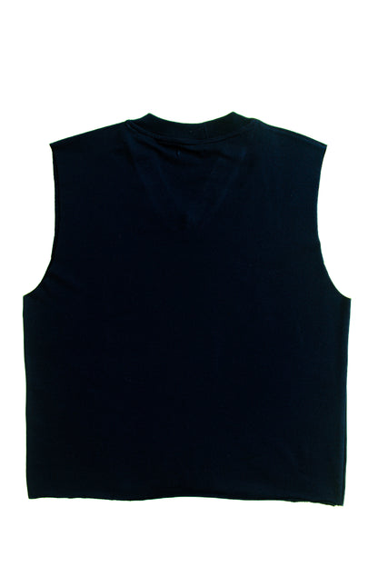 The Apex Tank - Navy Blue V-neck tank top