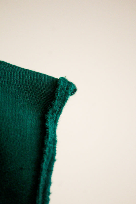 Raw Bottle Green Tank Top – 420GSM Heavyweight Fleece