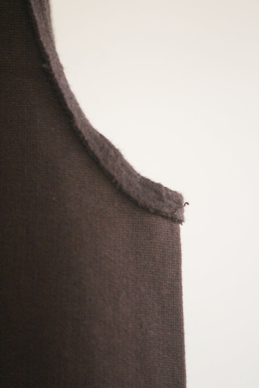 Raw Coffee Tank Top – 420GSM Heavyweight Fleece