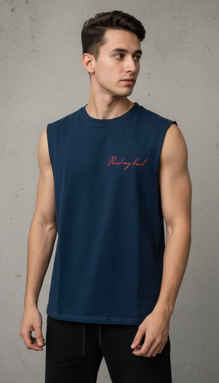 The "Iron Will" Heavy-Rep Tank - Teal Blue