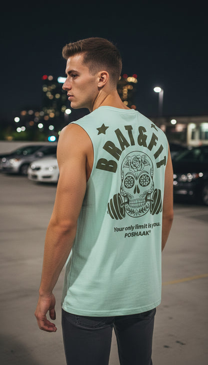 Dominate Tank Top | Raw-Edge Muscle Fit Gym Tank