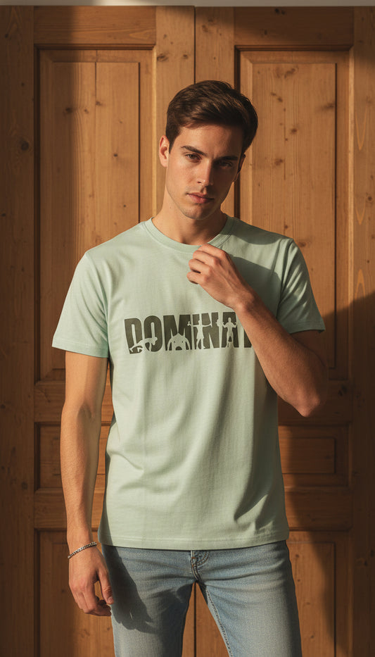 The "Dominate" Brat Tee - Pista Green