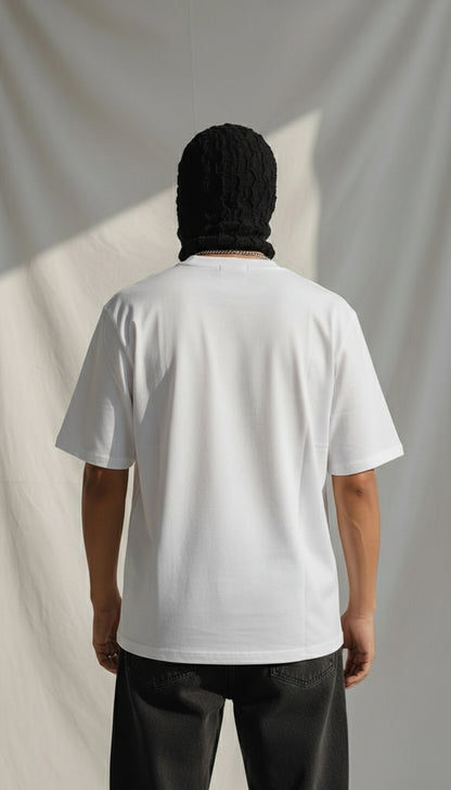 Astra Glow Boxy Tee - White