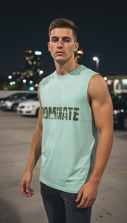 Dominate Tank Top | Raw-Edge Muscle Fit Gym Tank