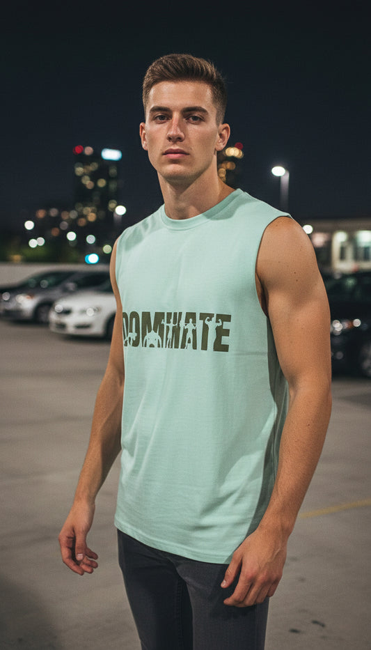 Dominate Tank Top | Raw-Edge Muscle Fit Gym Tank