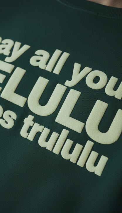 The "Delulu" 420g Ultra-Heavyweight Crew