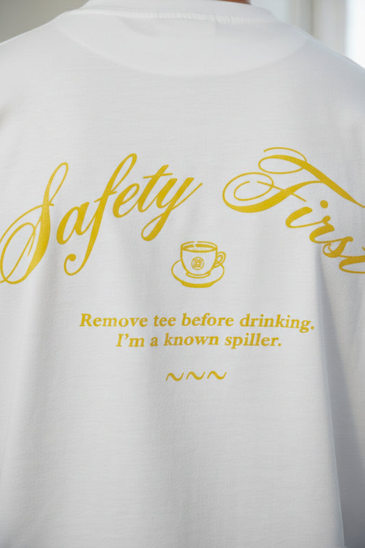 The "Spiller" Heavyweight Tee - White