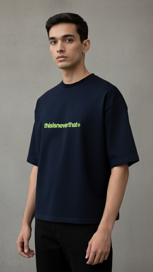 thisisneverthat® Heavyweight Boxy Tee - Lime HD Print