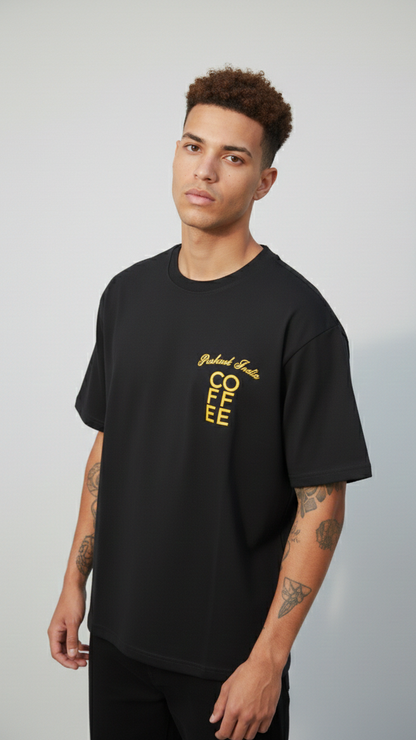 The "Spiller" Heavyweight Tee - Black
